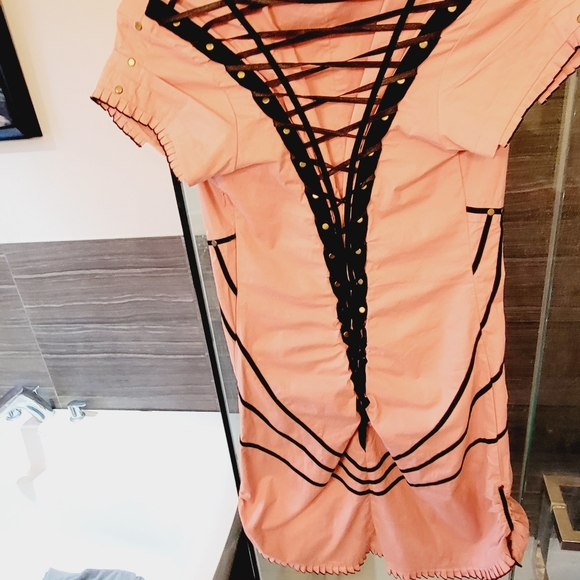 Light pink/ peach Dress (custom made) - Picture 3 of 5